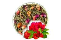 Herbata Zielona SENCHA POZIOMKOWA Orzeźwiająca z Nutą Poziomki !